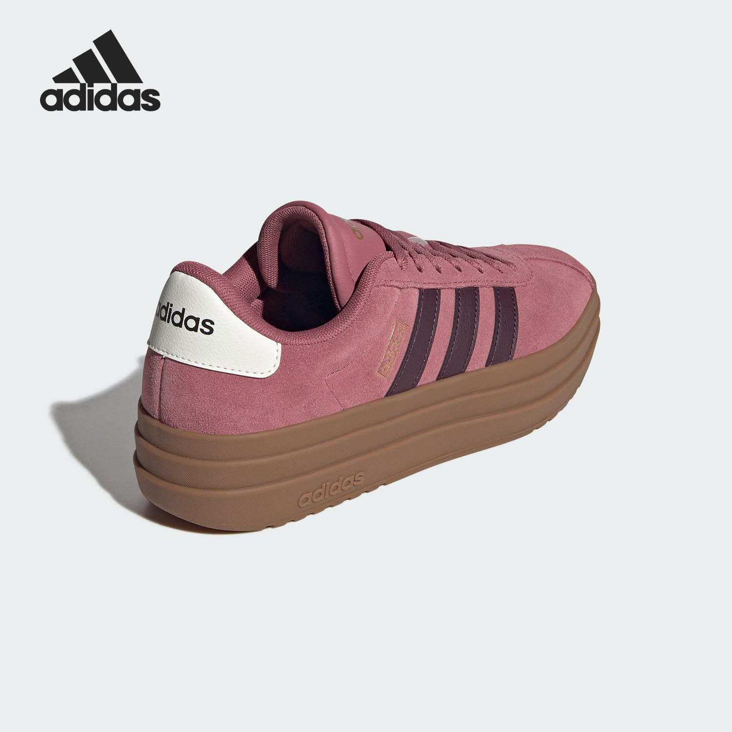 Adidas/阿迪达斯正品VL COURT BOLD女士休闲经典板鞋KJ6853 - 实物图