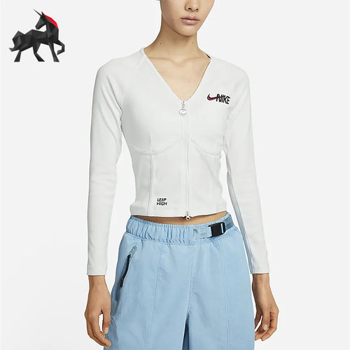 Nike/耐克正品新款女子休闲运动简约开衫外套FD4797-121