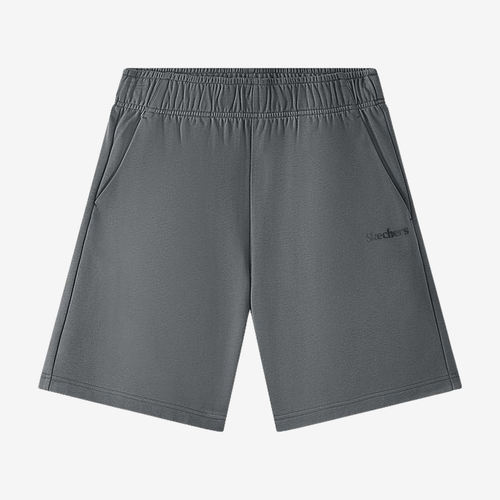Skechers斯凯奇正品男休闲透气舒适五分裤短裤L225M099-013P