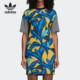 运动连衣裙 三叶草女子印花短袖 DH3057 阿迪达斯正品 Adidas