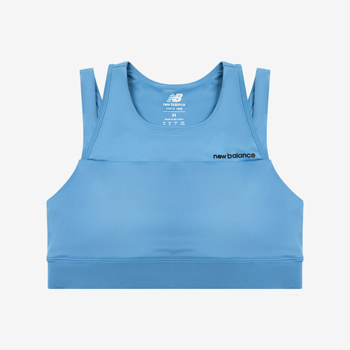 New Balance/NB正品运动女士无袖训练弹力透气背心WB21110-HER