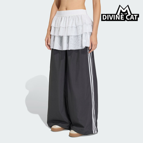 Adidas/阿迪达斯正品三叶草新款女黑白色宽松经典运动长裤KS1431