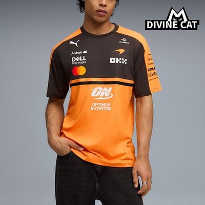 Puma/彪马正品MCLAREN男士透气运动圆领经典套头短袖T恤713952-01