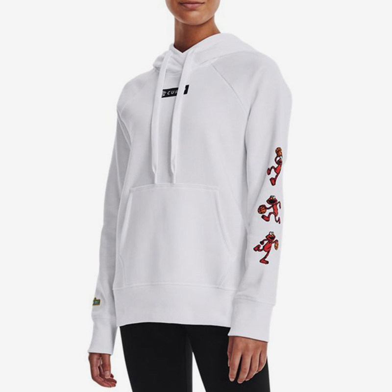UA/安德玛正品运动女士时尚篮球健身长袖连帽套头卫衣1369640-100