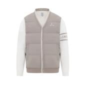 李宁正品 高尔夫系列男子拼接简约百搭保暖运动休闲羽绒服AFDVH73