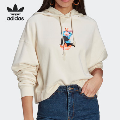Adidas/阿迪达斯正品三叶草EGLE ORI HOODIE 女子套头衫 GN4778