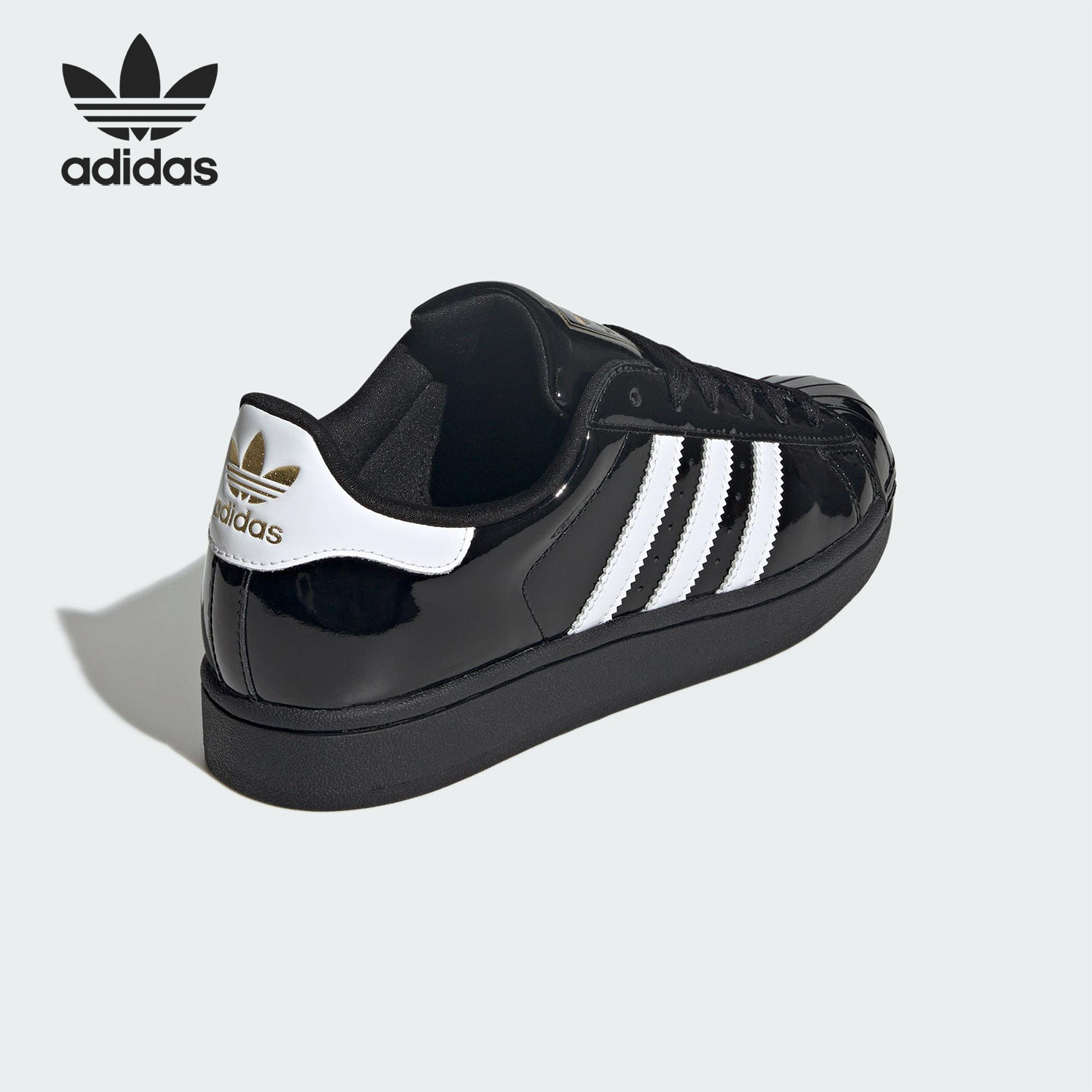 Adidas/阿迪达斯正品三叶草女士重流低帮贝壳头板鞋JS4009