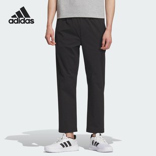 阿迪达斯正品 轻盈运动锥形长裤 2025夏季 男士 KE6008 款 Adidas