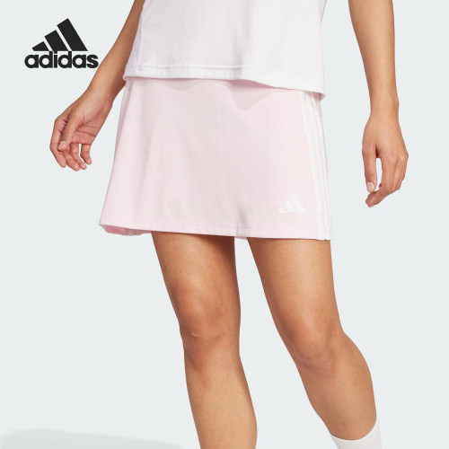 Adidas/阿迪达斯正品2025秋季款女士运动健身A字半身裙JY2162