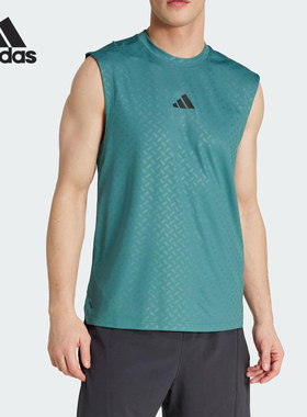 Adidas/阿迪达斯正品POWER TANK TOP男士复古健身背心JX8985