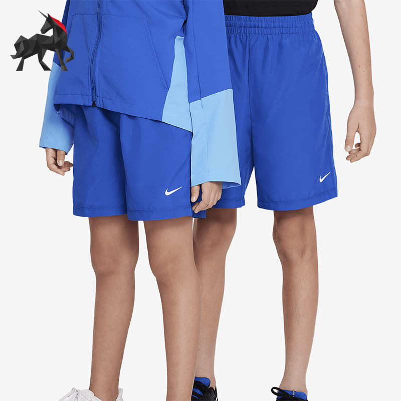 耐克大童梭织透气训练短裤