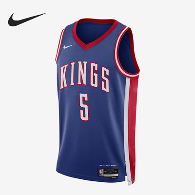 Nike/耐克正品秋季新款男士透气拼接篮球训练球衣FQ4358-497