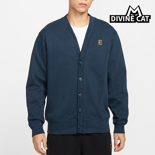 Nike/耐克正品Court Fairway男士长袖针织休闲运动开衫IM9362-478