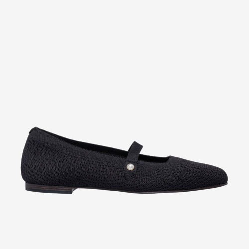 Skechers斯凯奇正品CLEO SQUARE女粗跟舒适玛丽珍鞋159057-BLK