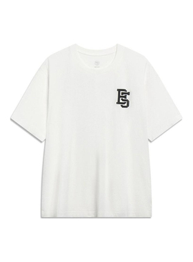 李宁正品反伍系列男子时尚潮流休闲百搭透气圆领短袖AHST387-1