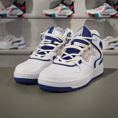 李宁女鞋进击新款耐磨防滑女子轻便中帮篮球休闲鞋AGBQ116