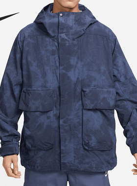 Nike/耐克正品新款男士时尚印花拉链梭织夹克外套DX0218-491