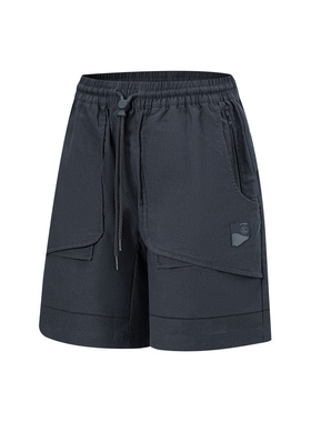 Lining/李宁正品x 成龙联名功夫系列男子宽松休闲针织短裤AKST661