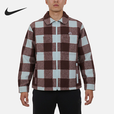 Nike/耐克正品翻领拉链长袖夹克新款男夹克外套HV1422-474