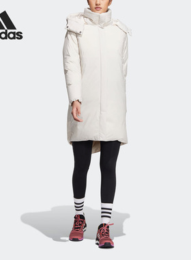 Adidas/阿迪达斯正品冬季新款女子中长款保暖羽绒服HN2114