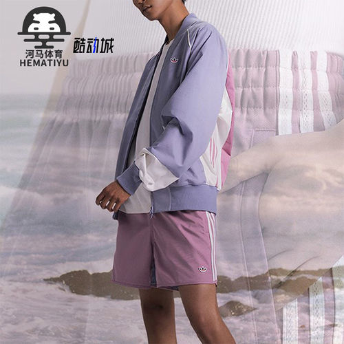 Adidas/阿迪达斯正品三叶草男女同款宽松简约潮流短裤JF3151