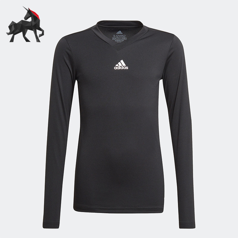Adidas/阿迪达斯大童足球长袖T恤