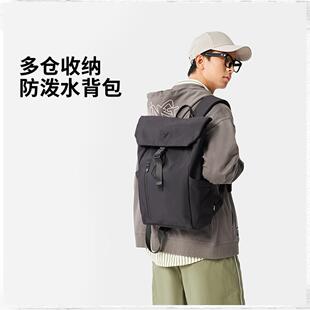 李宁正品2025春季新款男女多仓收纳防泼水运动户外双肩包ABSV161