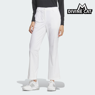 Adidas/阿迪达斯正品2026女士系带运动高尔夫修身微喇长裤KE3728