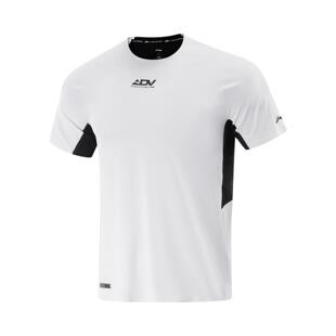 李宁正品跑步系列男子拼色舒适透气专业运动训练短袖T恤ATSV097