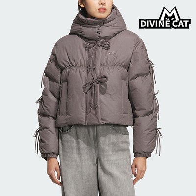 Adidas/阿迪达斯正品BOW PLAY DOWN女士时尚保暖运动羽绒服KC2609