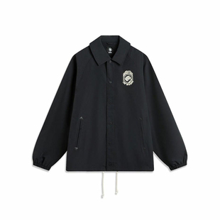 复古透气单排扣翻领外套AFDV731 反伍系列男士 2025新款 李宁正品