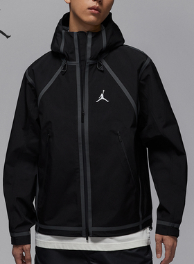 Nike/耐克正品JORDAN男士连帽印花运动耐穿外套HV0769-010