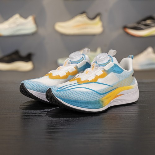 李宁正品赤兔7 PRO大童运动健身训练旋转扣低帮跑步鞋YKFV198-3