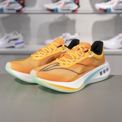 李宁正品飞电3 CHALLENGER男子轻质止滑透气竞速跑鞋ARMT037-6