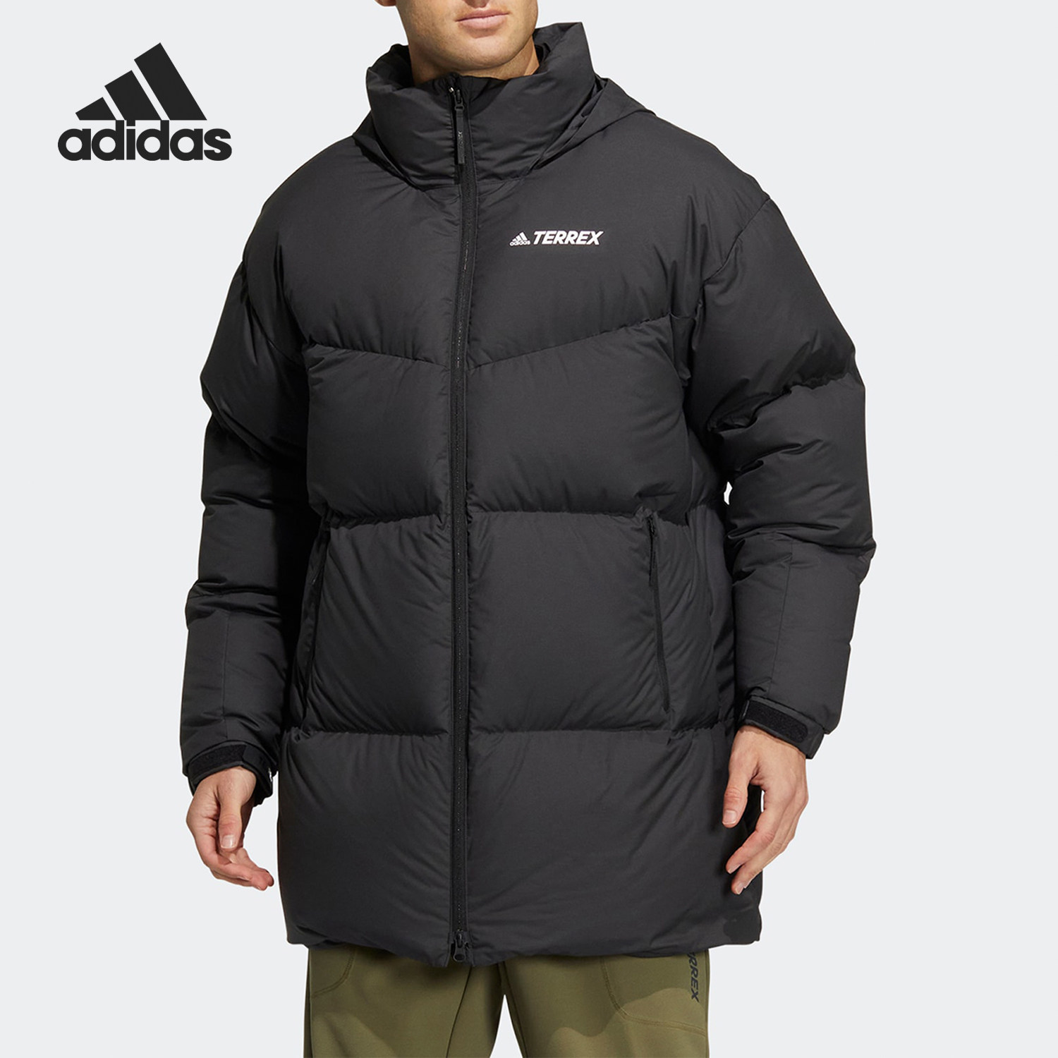 Adidas/阿迪达斯正品男女款保暖宽松运动羽绒服HM9706