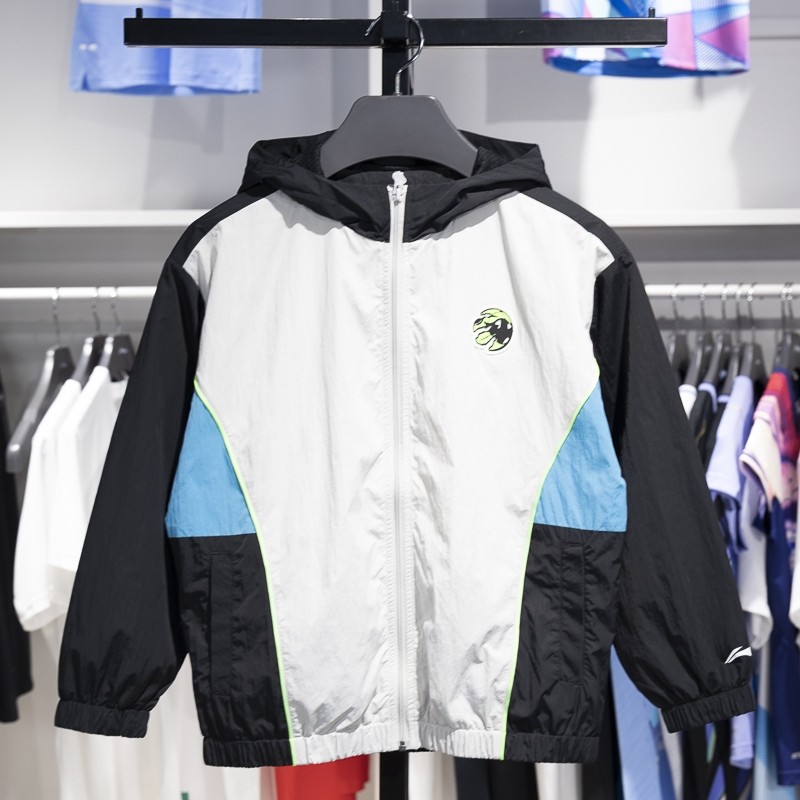 李宁正品篮球系列男大童亲肤舒适休闲撞色运动连帽外套YFDU205-1,童装/婴儿装/亲子装,普通外套,淘宝优惠券,粉丝福利购,淘宝优惠卷