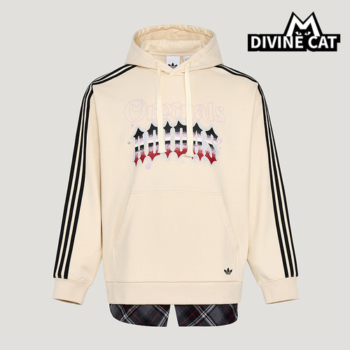 Adidas/阿迪达斯正品三叶草HODIE新款街头休闲经典连帽卫衣KT6374