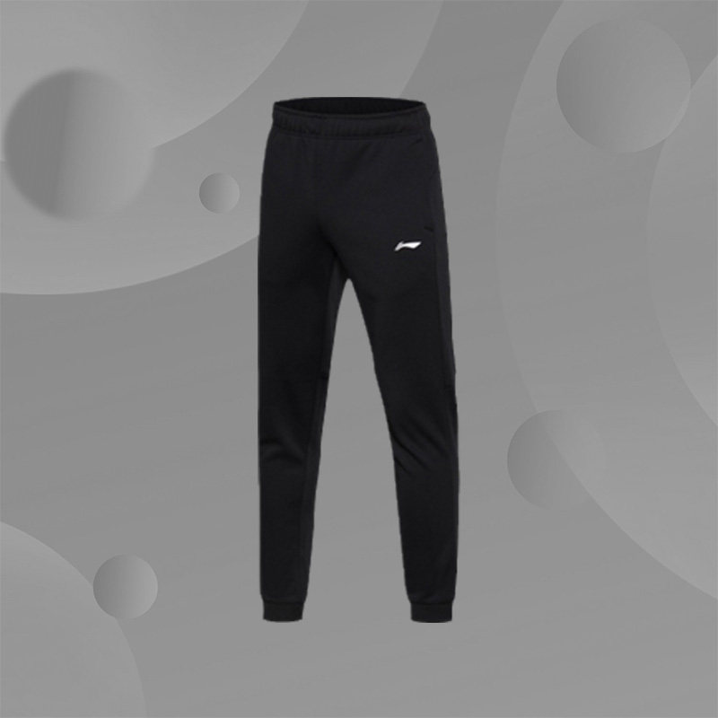 李宁正品运动裤男子收口小脚裤新款正品防风保暖加绒卫裤AKLM661