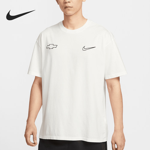 Nike/耐克正品Devin Booker男士宽松简约图案T恤HV6691-133