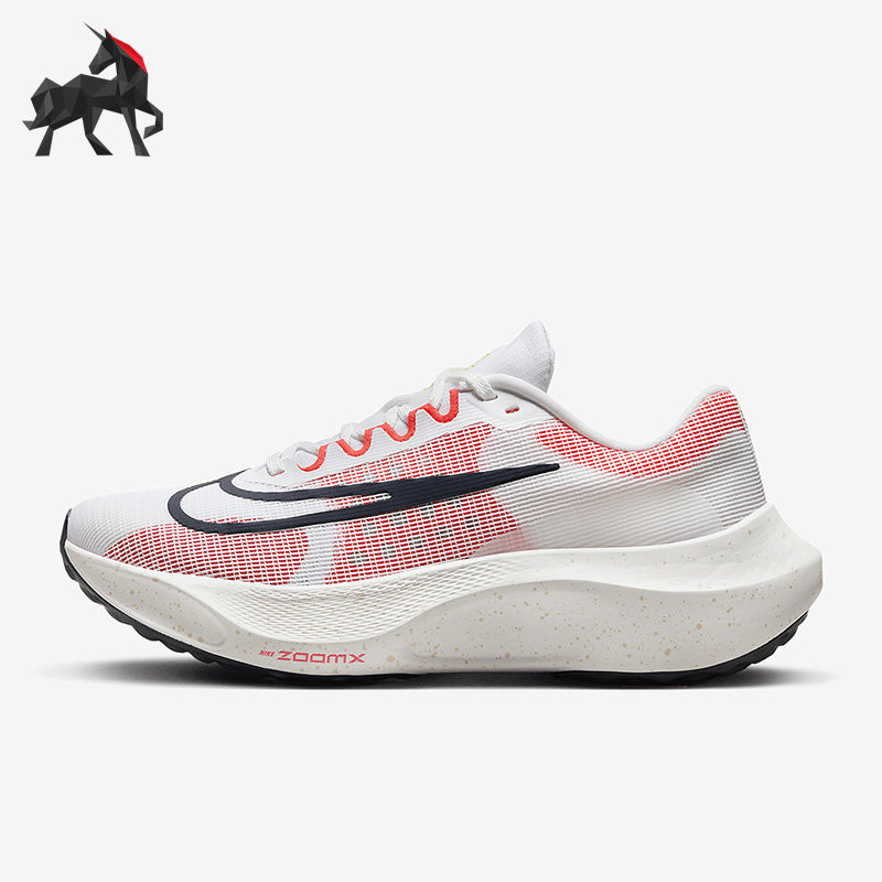Nike/耐克正品Zoom Fly 5 男子中底轻盈运动跑步鞋DM8968-100