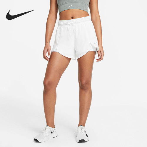 Nike/耐克正品当季训练透气二合一女子运动短裤DA0454-100