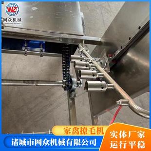 豬頭豬蹄羊蹄燒毛全自動豬腳去毛機 爪雞機翅撩毛設(shè)雞備KCR連續(xù)式