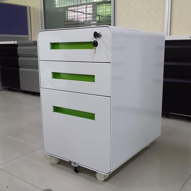 广东供日式铁MC12BBF皮圆制角文件柜定制个性钢件圆边活动柜快捞