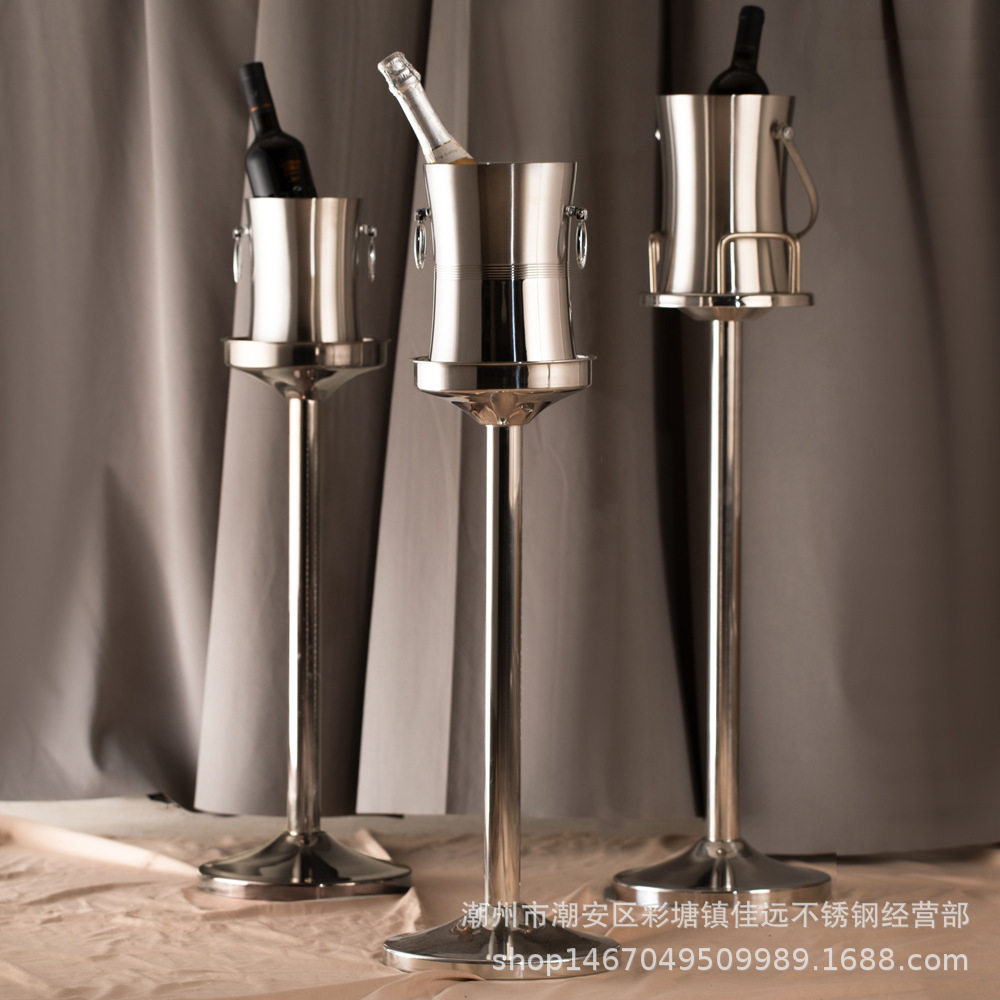 欧式奢华双层保温香槟冰桶