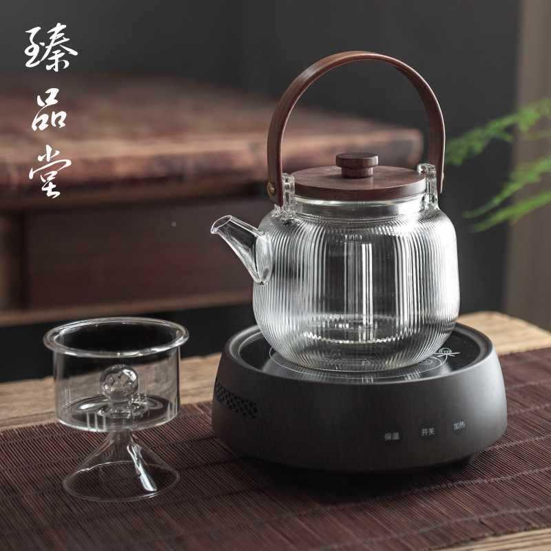 电陶烧炉煮茶器新玻璃煮茶F96596JJ壶水壶款泡茶茶壶堂煮茶炉