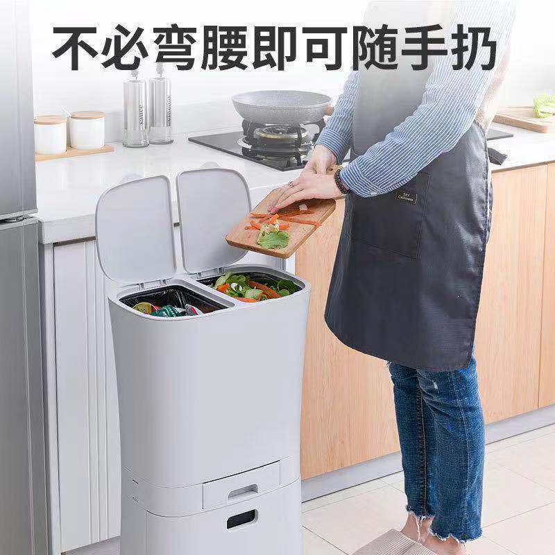 日式特大号干湿分离垃圾桶