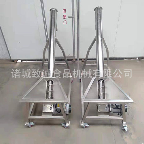 厂家直供不锈钢上料机 筒式面粉提升机 商用无尘输送机