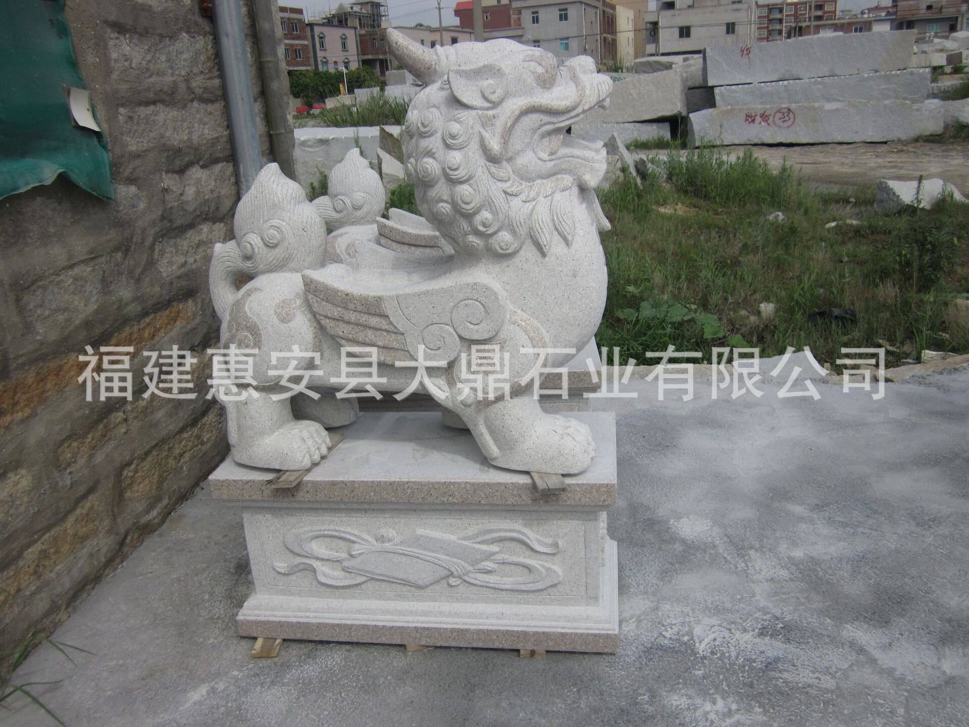 石雕貔貅 酒店门口摆放吉祥瑞兽貔貅 麒麟雕刻
