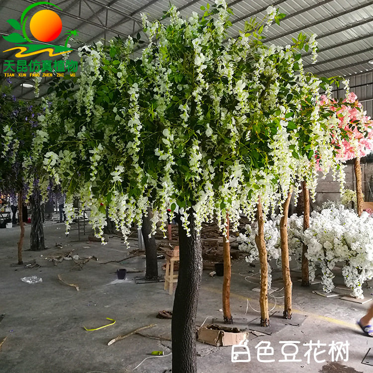 天昆婚庆仿真豆花树厂家直销