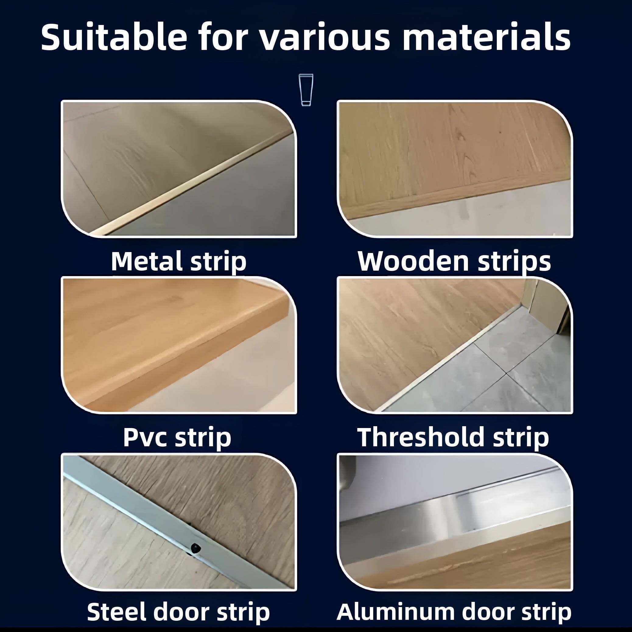 木地板缝压隙翘边条胶门窗缝金用属接压边条专强力胶封边粘ABF合